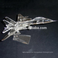 Crystal Airplane, modelo de avión, regalo de cristal o recuerdo